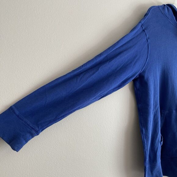 Polo Ralph Lauren Mens Hoodie Size Medium Pullover Blue White Logo Preppy Casual - Picture 4 of 10